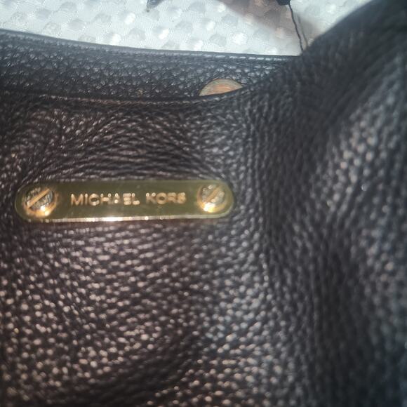 MICHAEL KORS GUC XL LEATHER BLACK ASHBERRY TOTE BAG A - Picture 2 of 8